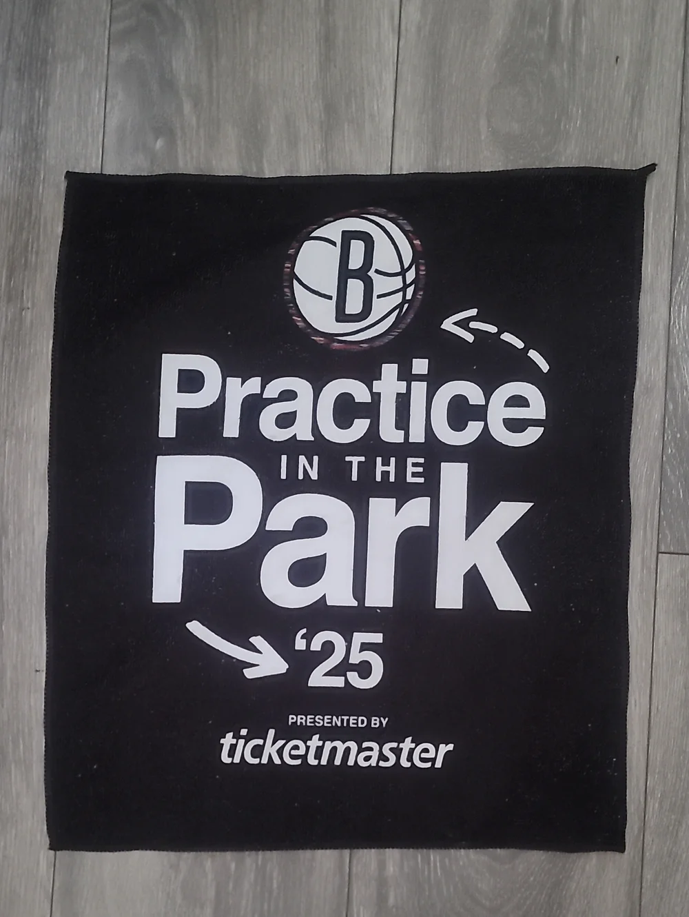 Practice in the Park Promotional Wash Cloth - Black